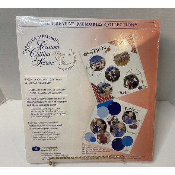 Creative Memories Custom Cutting System Circle Patterns & Template NEW - Picture 1 of 3
